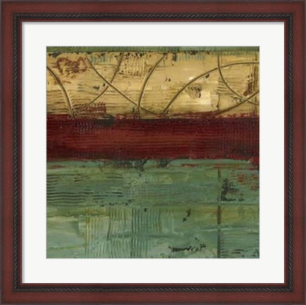 Framed Ribbon Abstract II Print