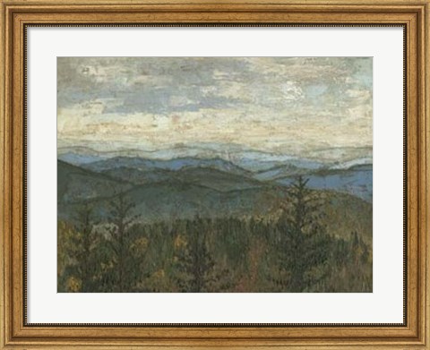 Framed Blue Ridge View II Print