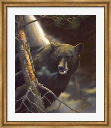 Framed Bear Portrait Print