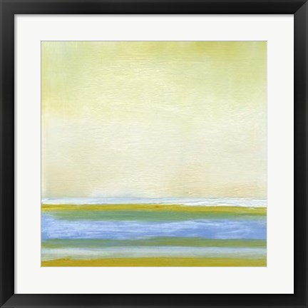 Framed At the Beach II Print