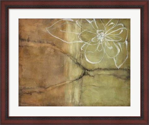 Framed Magnolia Silhouette II Print