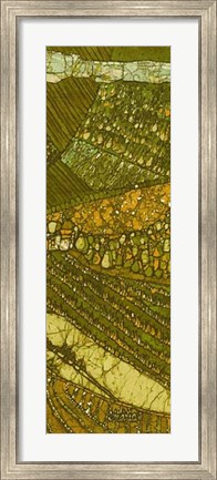 Framed Vineyard Batik II Print