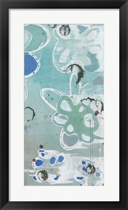 Framed Flowers Abstracted II Print