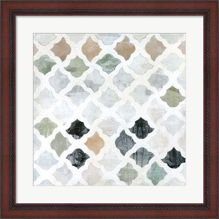 Framed Turkish Tile II Print