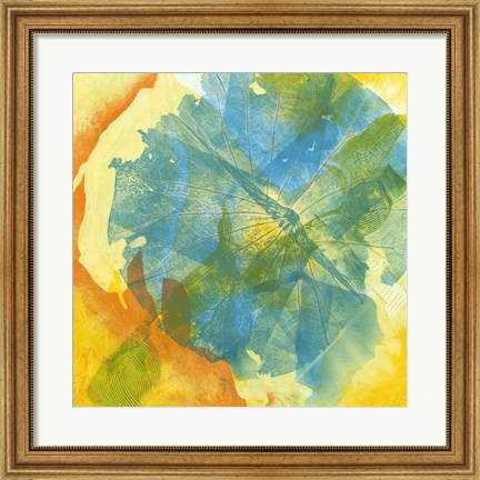 Framed Lotus Monotype II Print