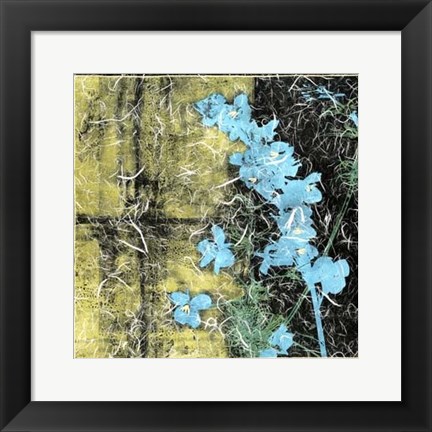 Framed Small Floral Imprint II Print