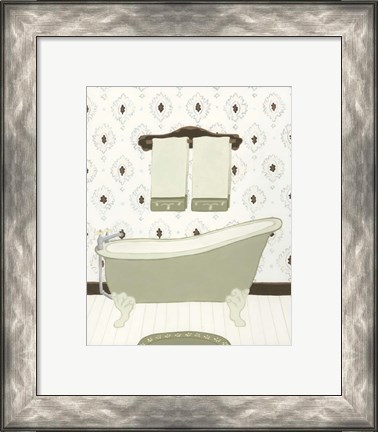 Framed Parisian Bath I Print