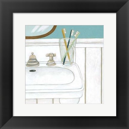 Framed Classic Bath V Print