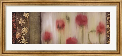 Framed Rain Flower II Print