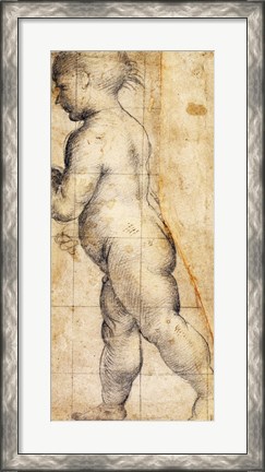 Framed Study for the Figure of the Infant Saint John the Baptist Print