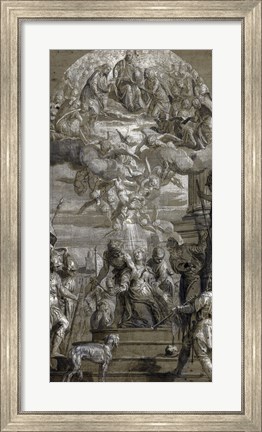 Framed Martyrdom of Saint Justina Print