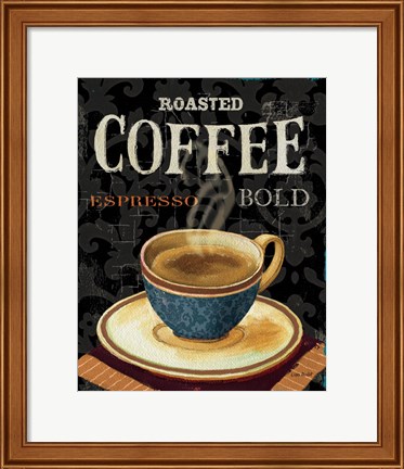 Framed Today&#39;s Coffee IV Print