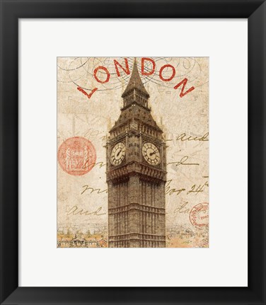 Framed Letter from London Print