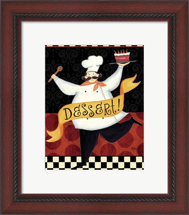 Framed Bon Appetit II Print