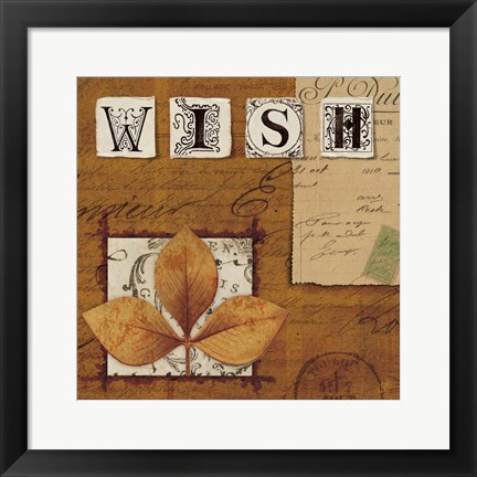 Framed Natures Journal - Wish Print