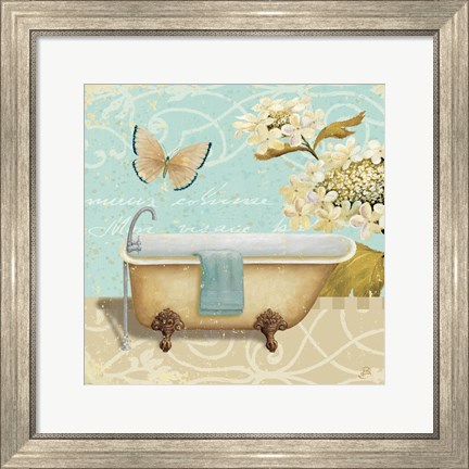 Framed Light Breeze Bath II Print