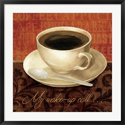 Framed Coffee Talk II Print