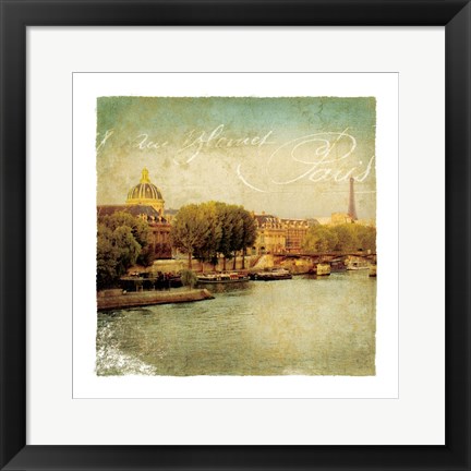 Framed Golden Age of Paris V Print