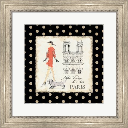 Framed Ladies in Paris IV Print