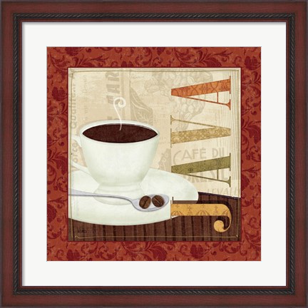 Framed Coffee Cup I Print