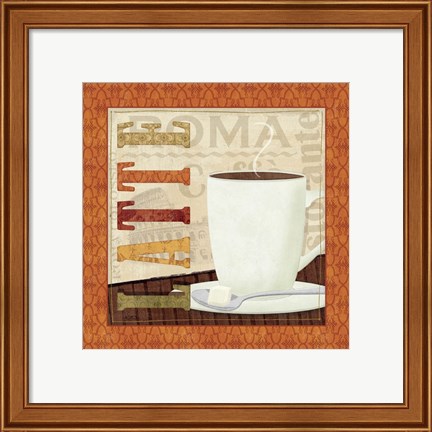 Framed Coffee Cup IV Print