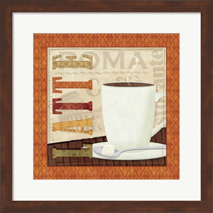 Framed Coffee Cup IV Print