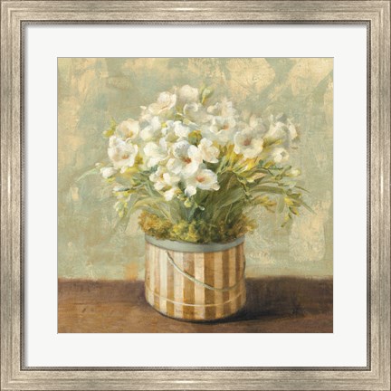 Framed Hatbox Freesia Print