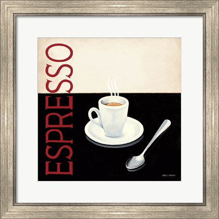 Framed Cafe Moderne IV Print