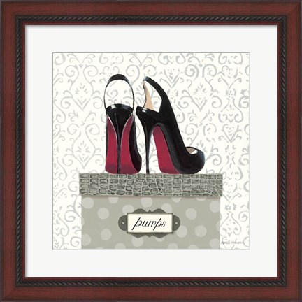 Framed Tres Chic Square I Print