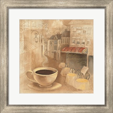 Framed Cafe de Paris I Print