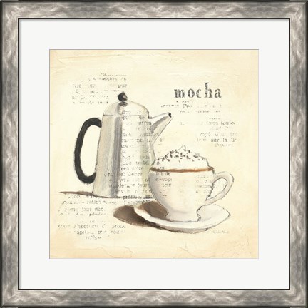 Framed Parisian Coffee I Print