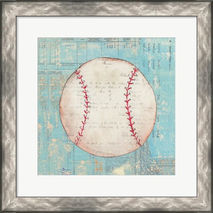 Framed Play Ball I Print