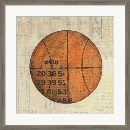 Framed Play Ball IV Print