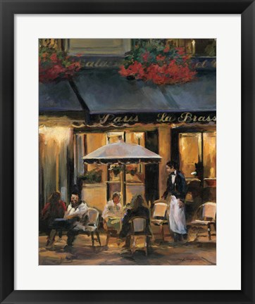 Framed La Brasserie II Print