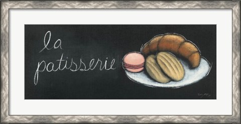 Framed Chalkboard Menu II - Patisserie Print