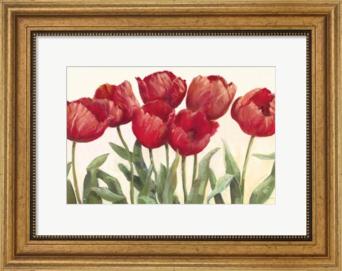 Framed Ruby Tulips Print