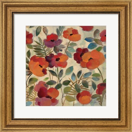 Framed Garden in August Print