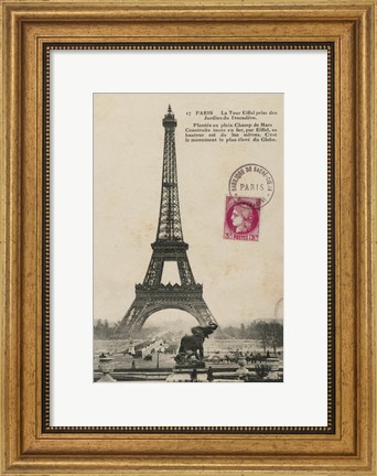 Framed Paris 1900 Print