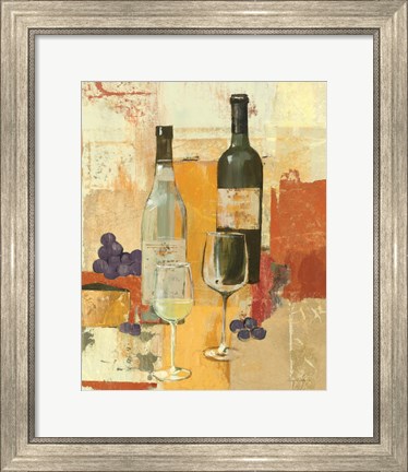 Framed Contemporary Wine Tasting II Print