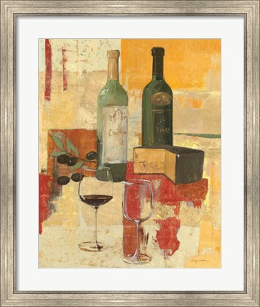 Framed Contemporary Wine Tasting III Print