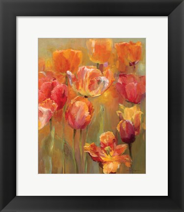 Framed Tulips in the Midst II Print