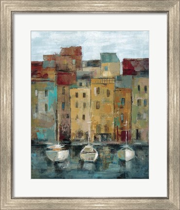 Framed Old Town Port II Print