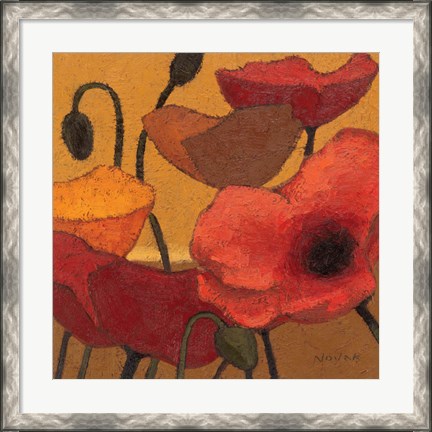 Framed Poppy Curry II Print