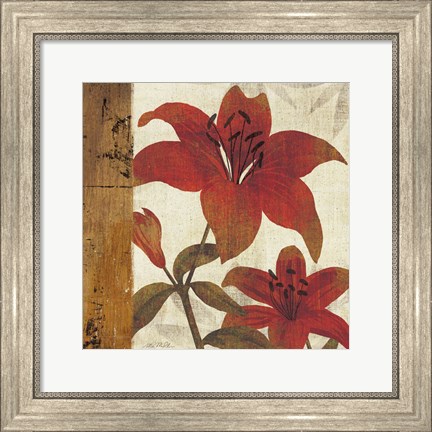 Framed Floral Harmony II Print