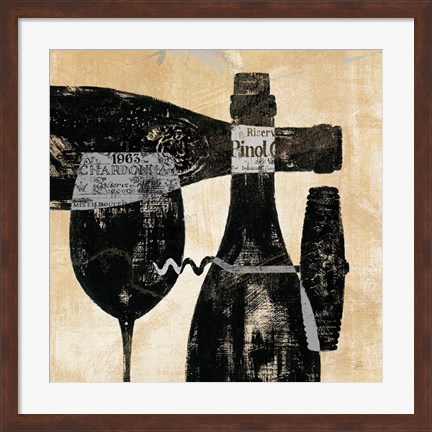 Framed Wine Selection I Print