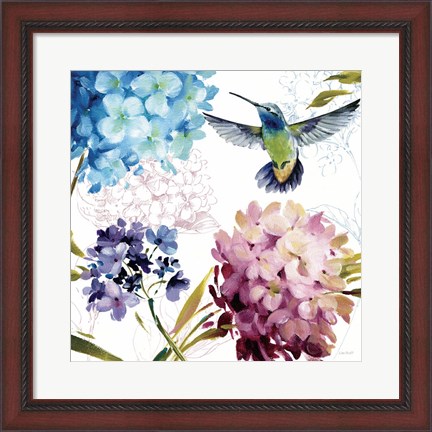 Framed Spring Nectar Square III Print