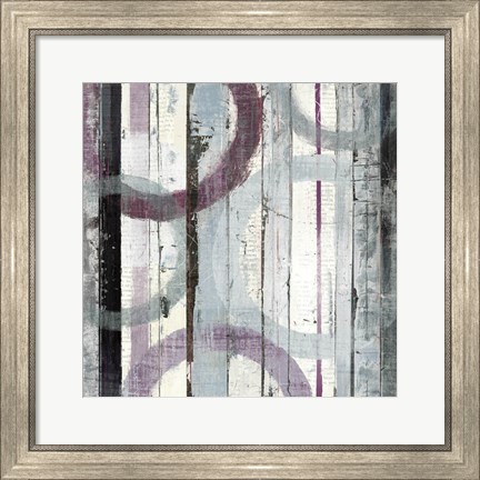 Framed Plum Zephyr I Print