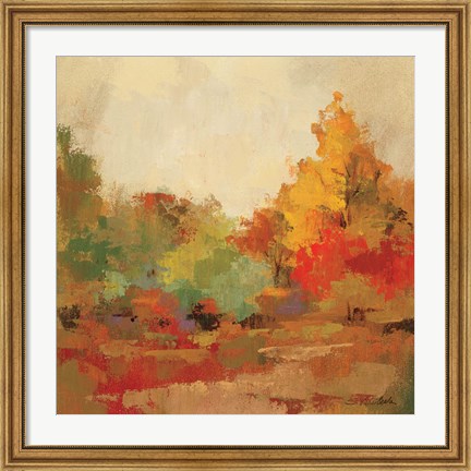 Framed Fall Forest II Print