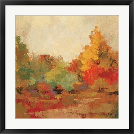 Framed Fall Forest II Print