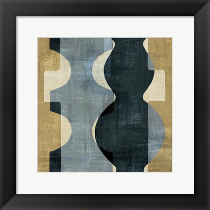 Framed Geometric Deco II Print